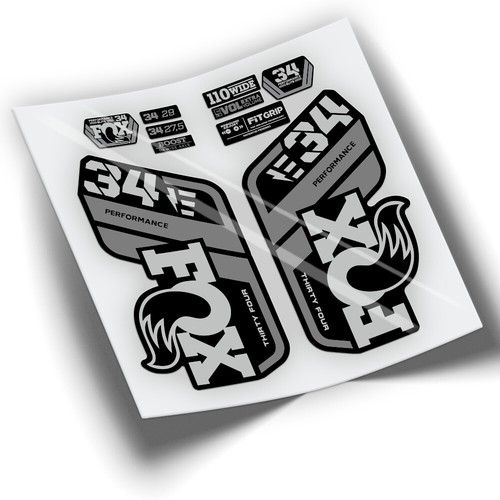 Pegatinas horquilla fox 34 - ,