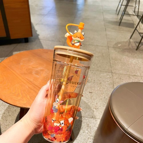 Tazza starbucks autunno volpe - autunno,