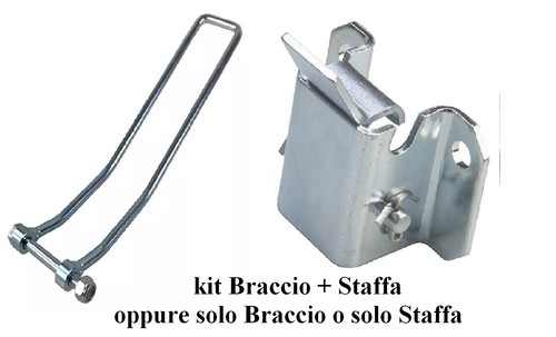 Staffa braccetto kit - staffa, in